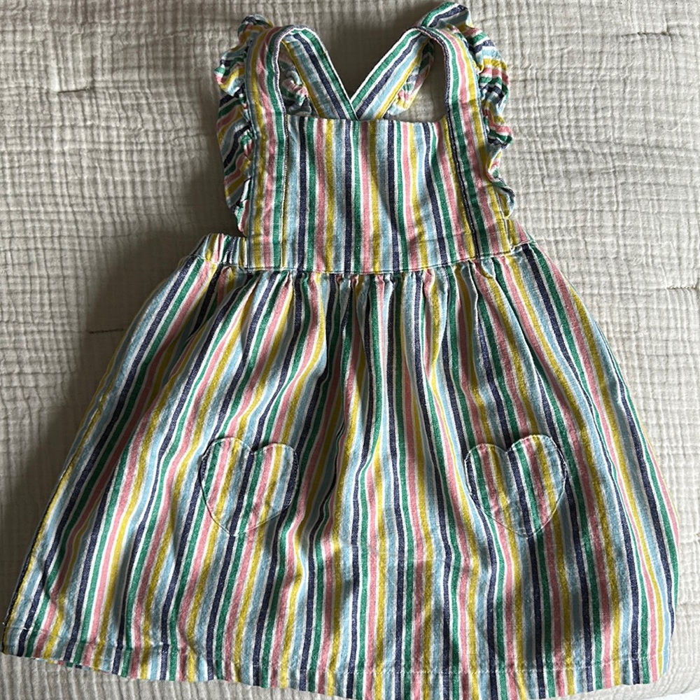 Baby Boden stripe dress - like new!